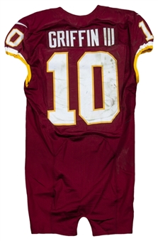 2014 Robert Griffin III Game Used Photo Matched Washington Redskins Jersey Worn 9/7/14 vs. Texans (Redskins-Meigray)